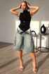 Unconditional Buckle Sleeveless Top